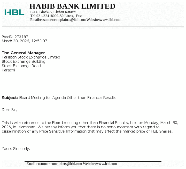 HBL Stock Analysis
