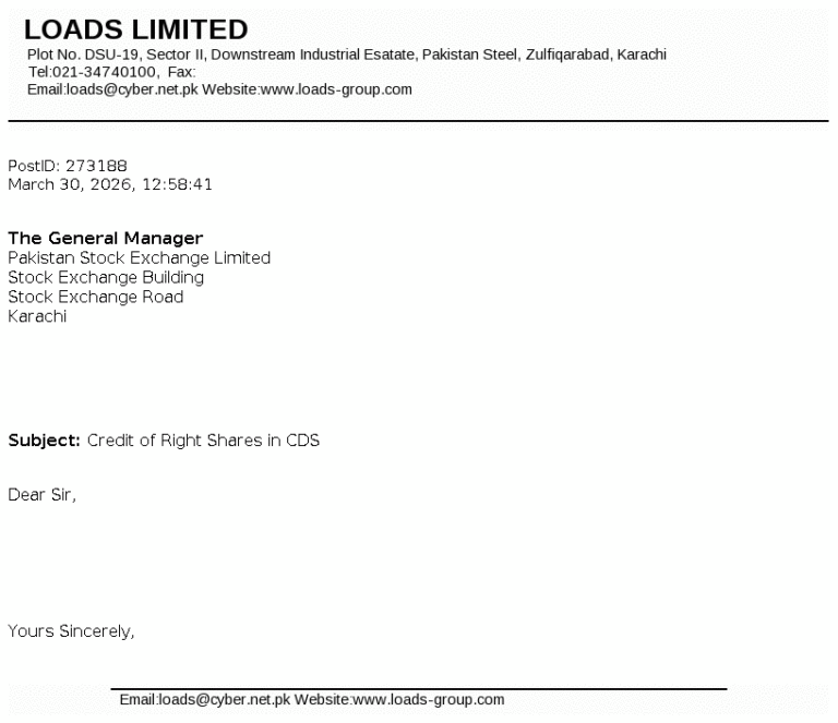 LOADS Stock Analysis