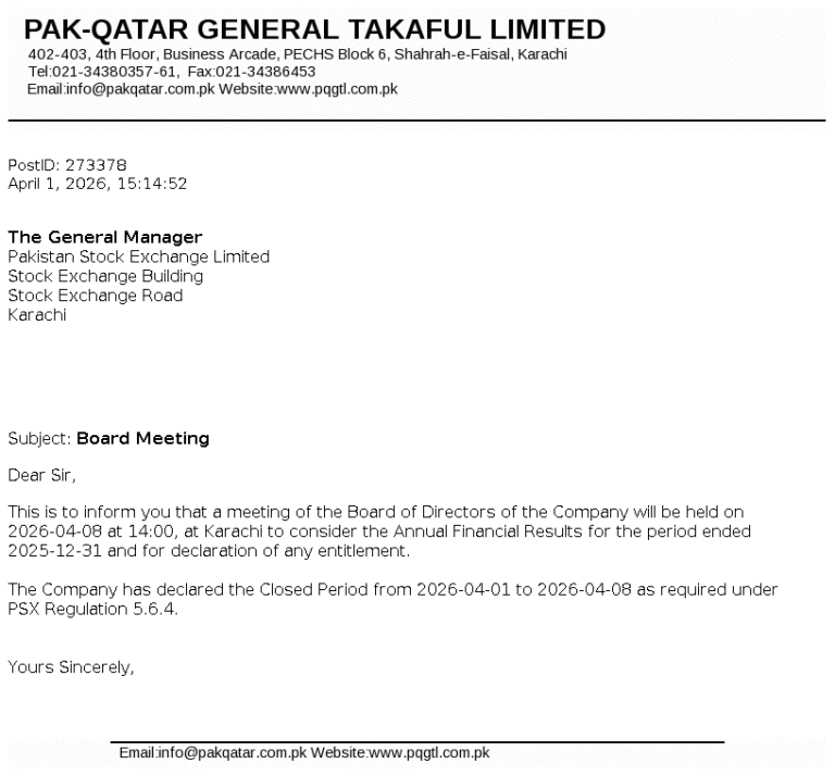 PQGTL Stock Analysis