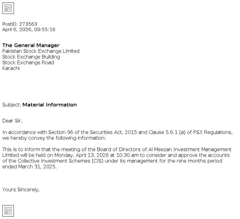 MEEZAN-FUNDS Stock Analysis