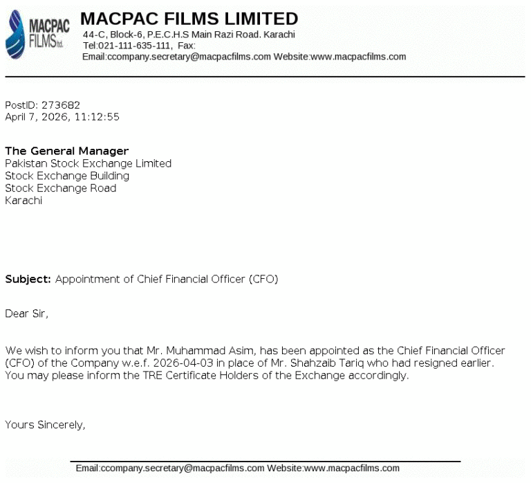 MACFL Stock Analysis