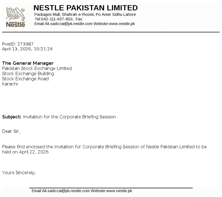 NESTLE Stock Analysis
