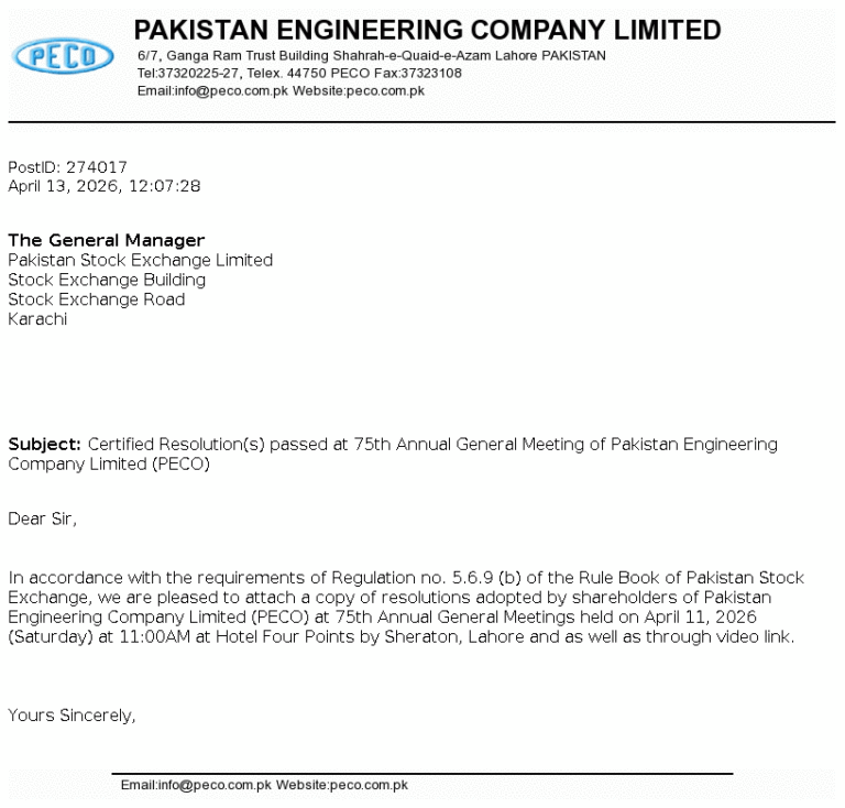 PECO Stock Analysis