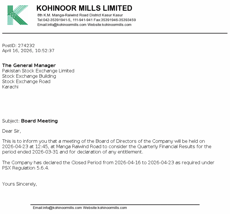 KML Stock Analysis