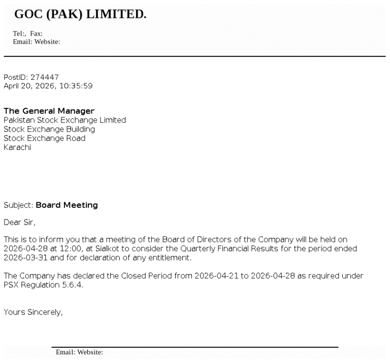 GOC Stock Analysis