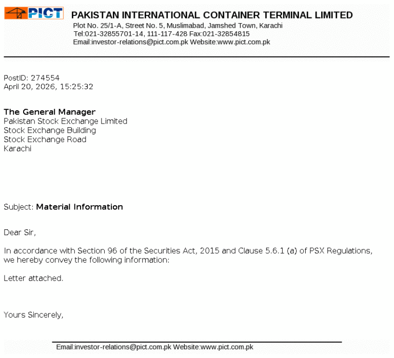 PICT Stock Analysis