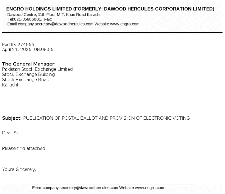 ENGROH Stock Analysis